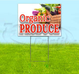 Organic Produce Yard Sign