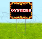 Oysters Yard Sign