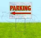 Parking Arrow Yard Sign