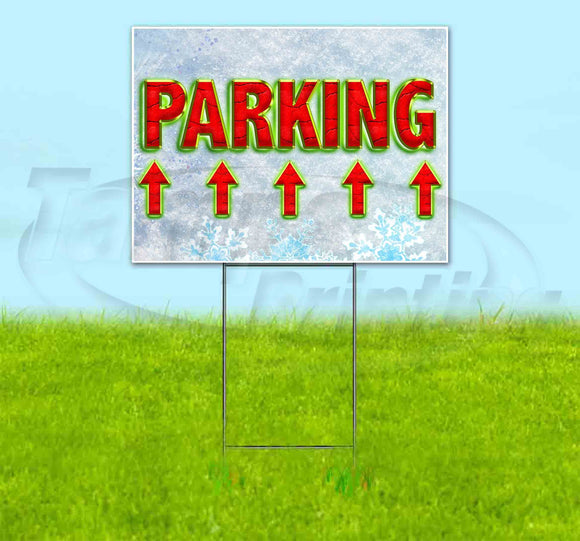 Parking Arrow Yard Sign