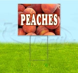 Peaches Yard Sign