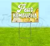 Pear Kombucha Yard Sign