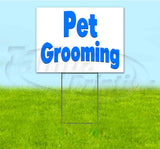 Pet Grooming Yard Sign