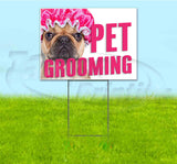 Pet Grooming Yard Sign