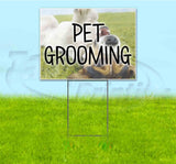Pet Grooming Yard Sign