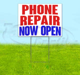 Phone Repair Now Open Yard Sign
