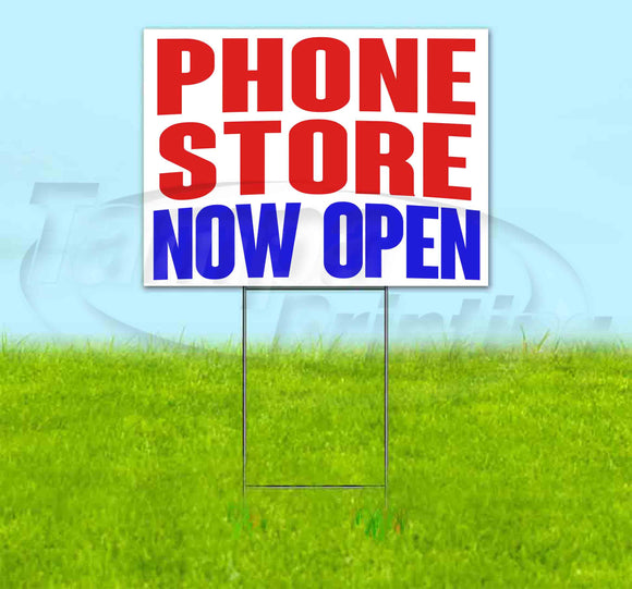 Phone Shop Now Open Yard Sign