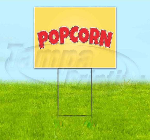 Popcorn Yard Sign
