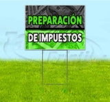 Preparacion De Impuestos Yard Sign