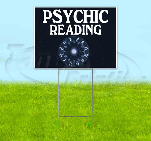 Psychic Reading Yard Sign