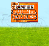 Pumpkin Funnel Cakes Yard Sign