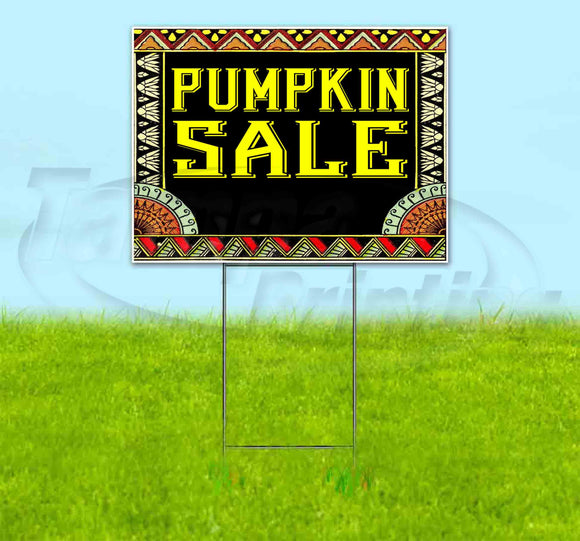 Pumpkin Sale Yard Sign