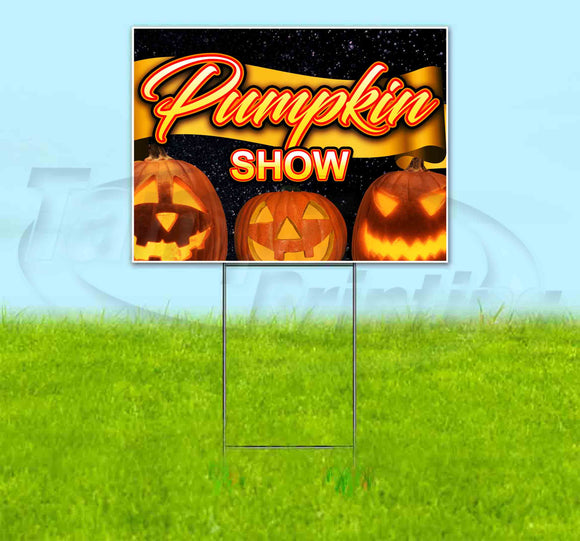 Pumpkin Show Yard Sign
