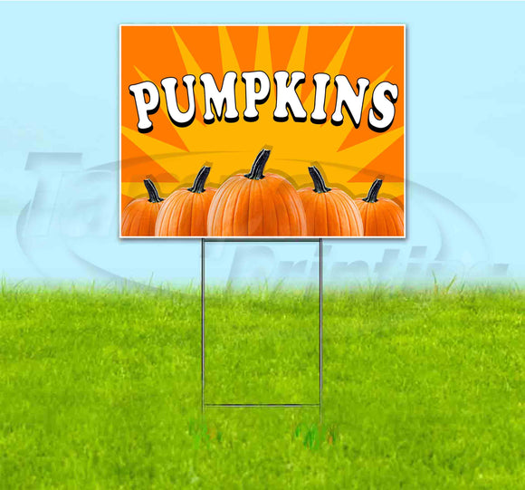 Pumpkin Yard Sign