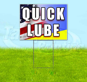 Quick Lube Yard Sign