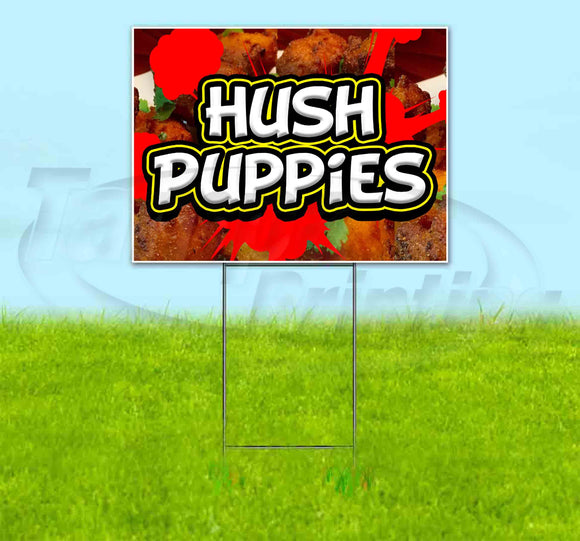Hush Puppies Red Splat Yard Sign