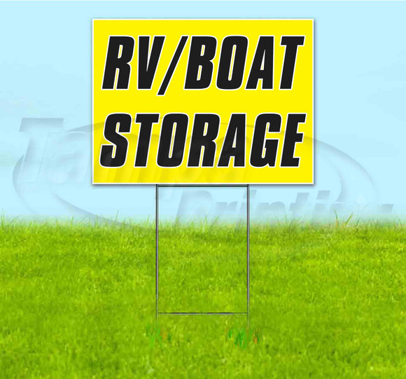RV Boat Storage Yard Sign