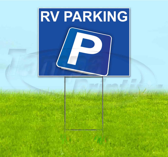 RV Parking Yard Sign