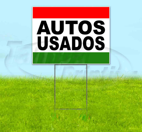 Autos Usados Yard Sign