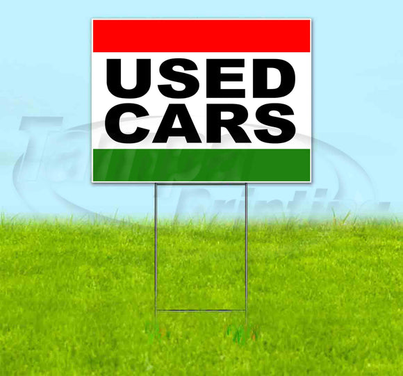 Used Cars Yard Sign