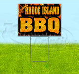 Rhode Island BBQ Yard Sign