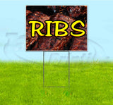 Ribs Yard Sign