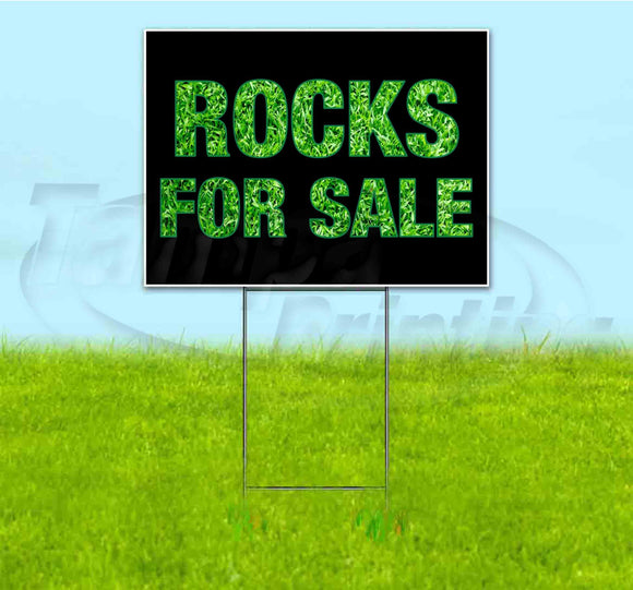 Rocks For Sale Yard Sign