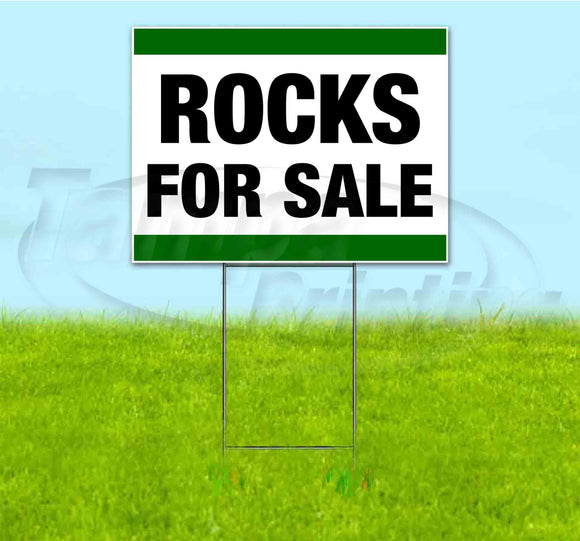 Rocks For Sale Yard Sign