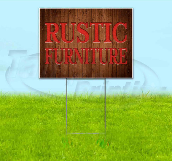 Rustic Furniture Yard Sign