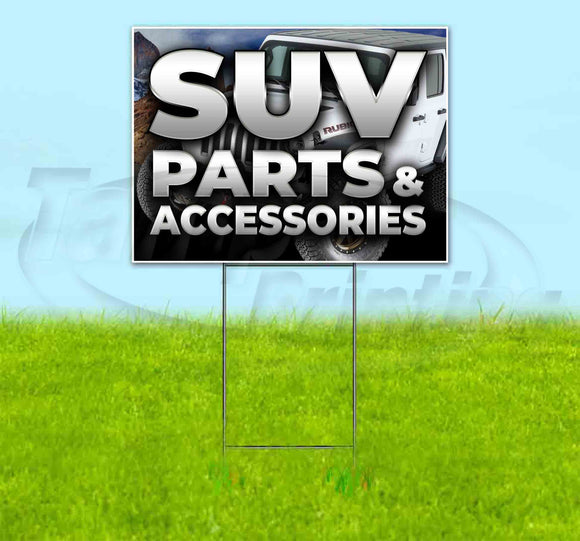 SUV Parts & Accessories Jeep Yard Sign