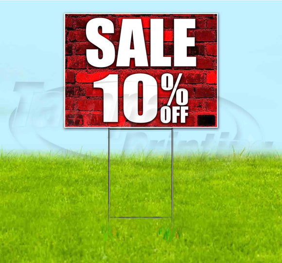 Sale 10% Off Yard Sign