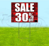 Sale Up To 30% Off Yard Sign