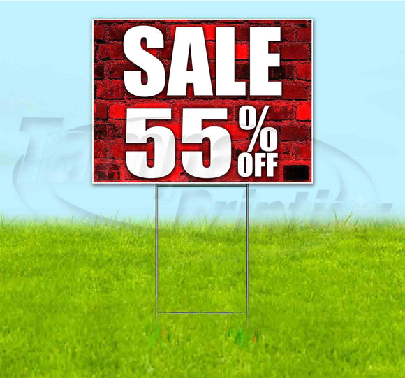 Sale 55% Off Yard Sign