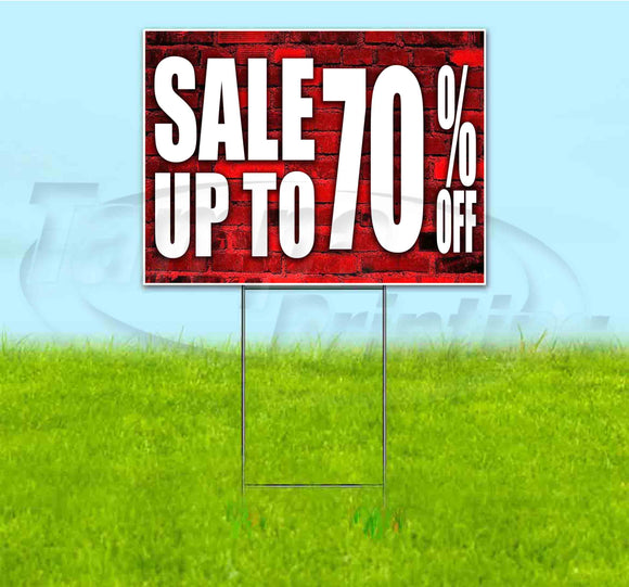 Sale Up To 70% Off Yard Sign