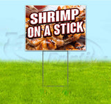Shrimp On A Stick Yard Sign