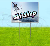 Ski Shop Yard Sign