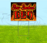 Slow Smoked BBQ Yard Sign