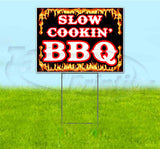 Slow Cookin' BBQ Yard Sign