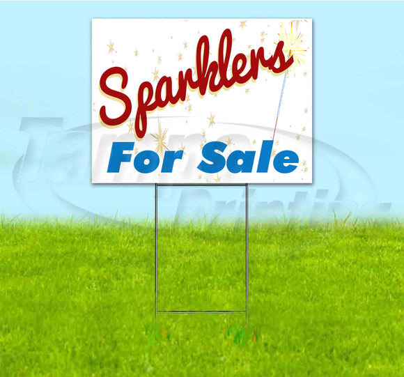 Sparklers For Sale Yard Sign