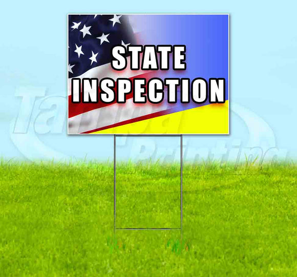 State Inspection Yard Sign