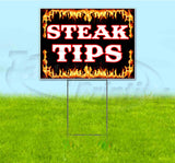 Steak Tips Yard Sign