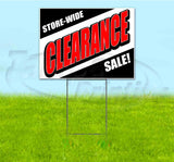 Store-Wide Clearance Sale Yard Sign