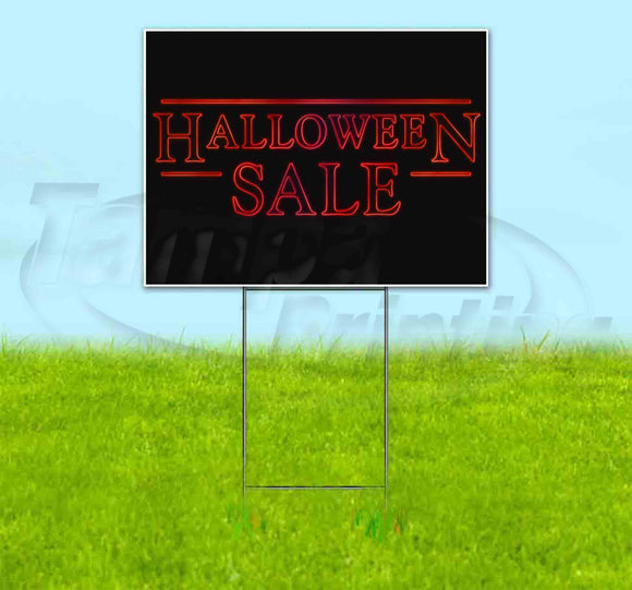 Halloween Sale Yard Sign