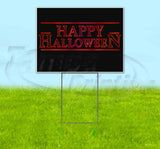 Happy Halloween Yard Sign