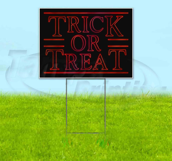 Trick Or Treat Yard Sign