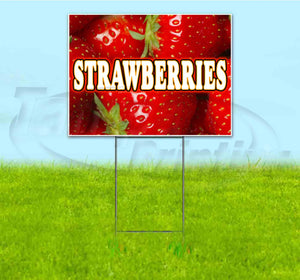 Strawberries Yard Sign