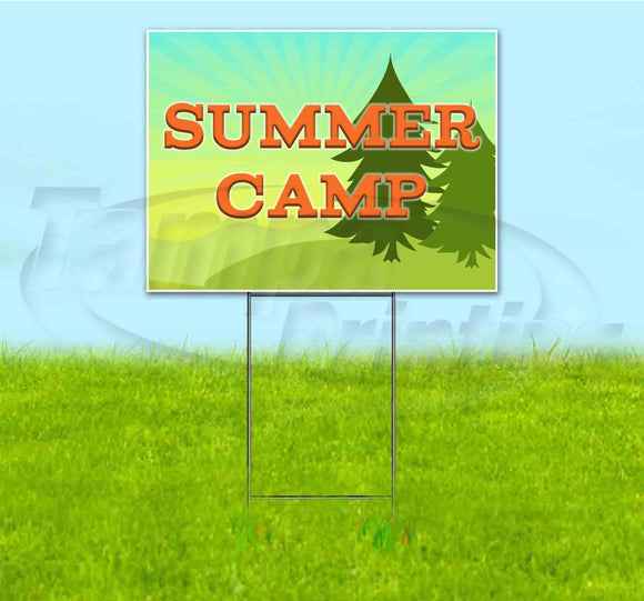 Summer Camp Yard Sign