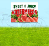 Sweet and Juicy Watermelon Yard Sign