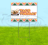Taco Tuesday Yard Sign