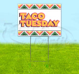 Taco Tuesday Yard Sign